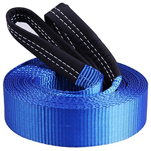 CARTMAN Heavy Duty Tow Belt 2" x 20' 10,000Lbs, Tow Strap with