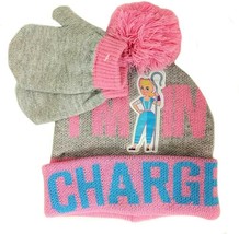 Disney Toy Story 4 Pío de Bo con Puños Gorro Invierno Y Mitones Set / Pom-Pom - $15.78