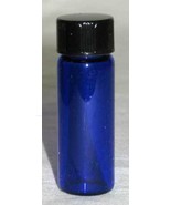 12 Blue Bottles Bottle Round 1 Dram - 1 dozen lot - $43.99