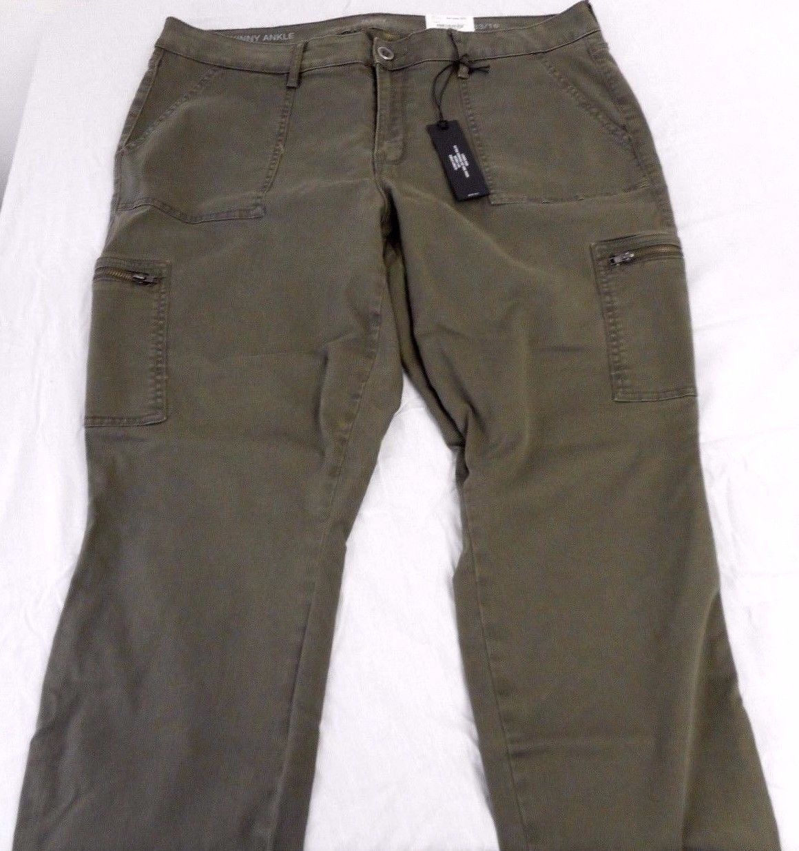 Women's Juniors a.n.a. Skinny Ankle Pants Oregano Size 33/16 New