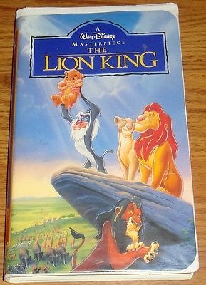 The Lion King (VHS 1995) Walt Disney Masterpiece Video - VHS Tapes