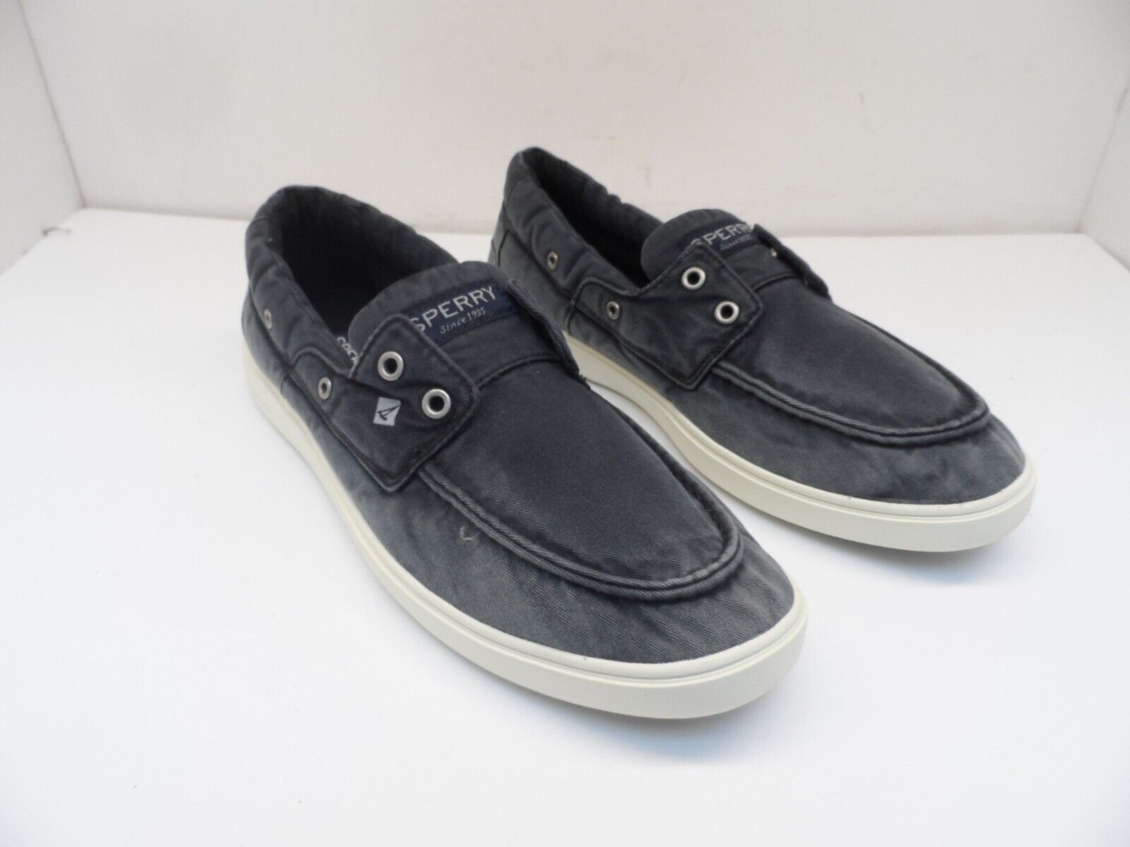 Primary image for Sperry Top Sider Men's STS23750 Outter Banks 2 Eye Boat Shoe Black Size 7.5M