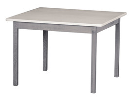 Children's Play Table - Gray & White Amish Handmade Wood Toy Furniture Usa Made - $147.97