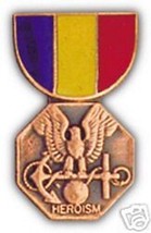 NAVY MARINE CORPS WAR MILITARY  MEDAL LAPEL HAT PIN - $18.99