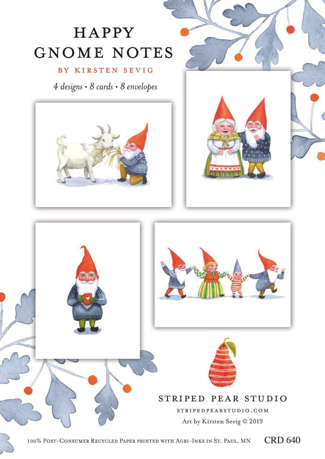 NEW Gnome Notes Notecards Set 