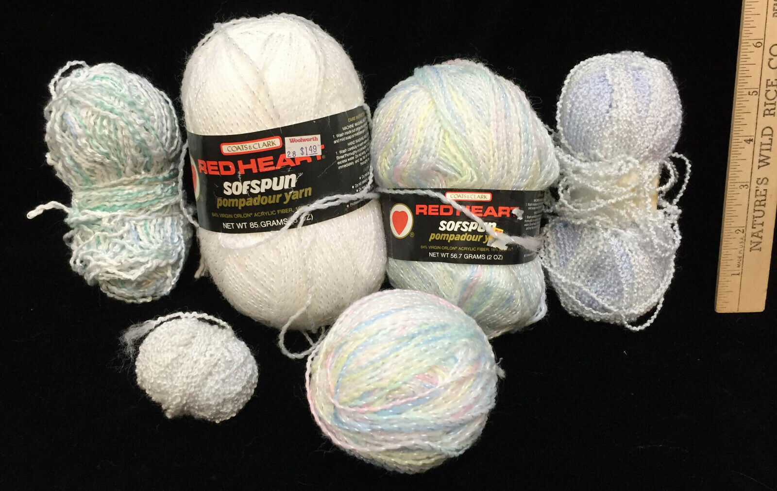 364yds SOFT WHITE Red Heart Super Saver 100/% Acrylic Economic Yarn No Dye Lot A Large skein of Snow white Acrylic Yarn 7oz Large Ball