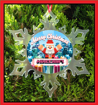 Minecraft Games Christmas Ornament - X-MAS Snowflake - $12.95