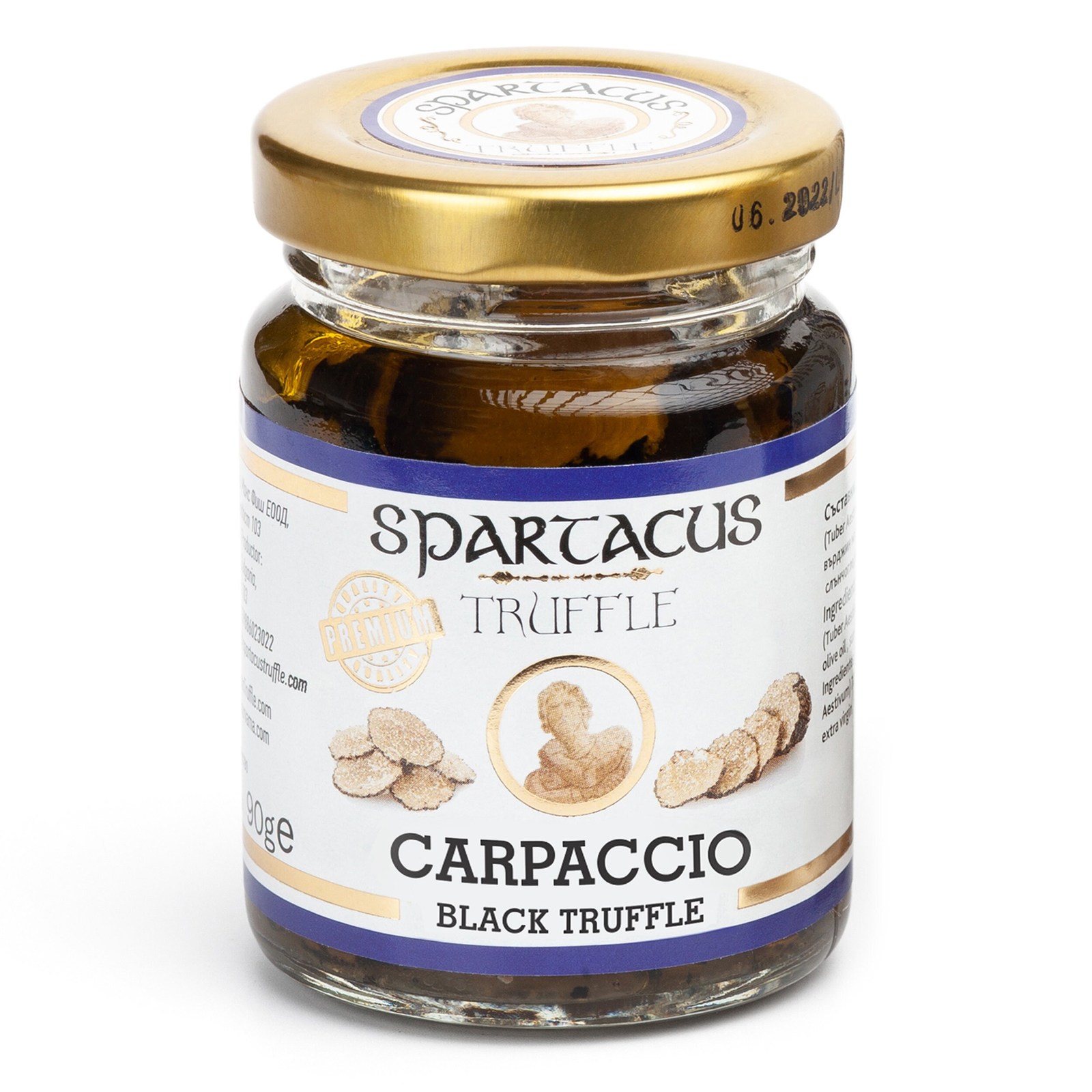 Spartacus Black Summer Truffle CARPACCIO Slices 3.17Oz(90gr) Preserved