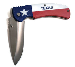 TEXAS Spring Assisted Pocket Knife 4.5&quot; Closed Stainless Steel Blade &amp; H... - $24.95