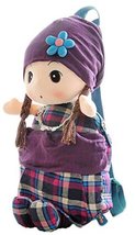 Cute Childrens Backpack for School Toddle Backpack Baby Bag, Purple Plaid - $22.77