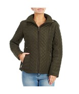 NWT GALLERY GREEN OLIVE HOODED JACKET COAT SIZE L $180 - $49.30