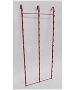 3 Strips 39 Clip Potato chip, Candy &amp; Snack Hanging Display Rack in Red - $49.45