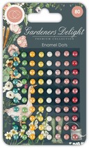 Craft Consortium Adhesive Enamel Dots 80/Pkg-Gardeners Delight - $7.57