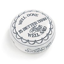 Corporate Gift Paperweight"Well Done is Better That Well Said" Benjamin Franklin - $39.99