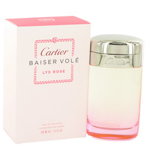Cartier Baiser Vole Lys Rose Perfume 3.3 Oz Eau De Toilette Spray image 2
