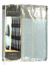 1 Ct Croscill Fairfax Slate 54 In X 78 In Stall Shower Curtain 100% Polyester 