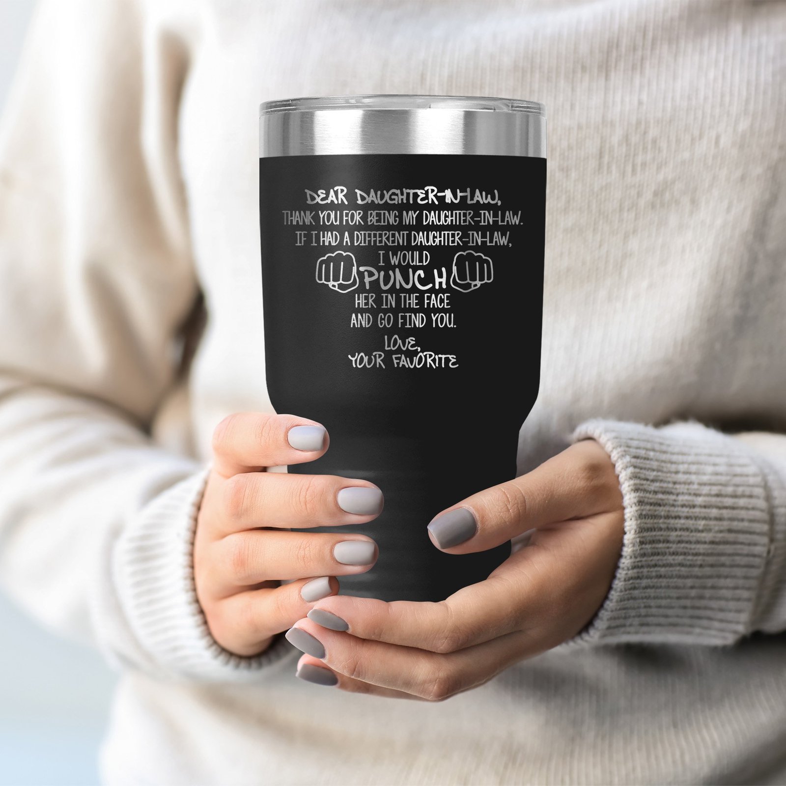 Funny Daughter In Law Tumbler Cup Gift Idea For Best Birthday Present N ...