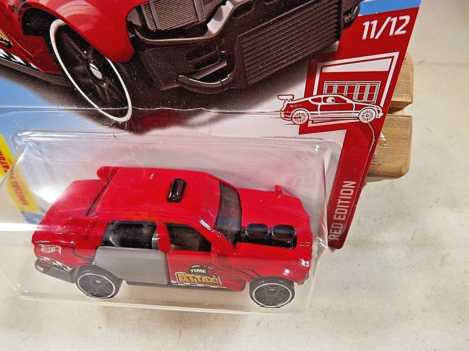 2018 Hot Wheels Target Exclusive Red Edition 11/12 TIME ATTAXI Red w