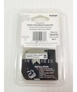 NEW GENUINE P-TOUCH BROTHER M231 BLACK PRINT ON WHITE 1/2&quot; LABEL TAPE Sh... - $9.40