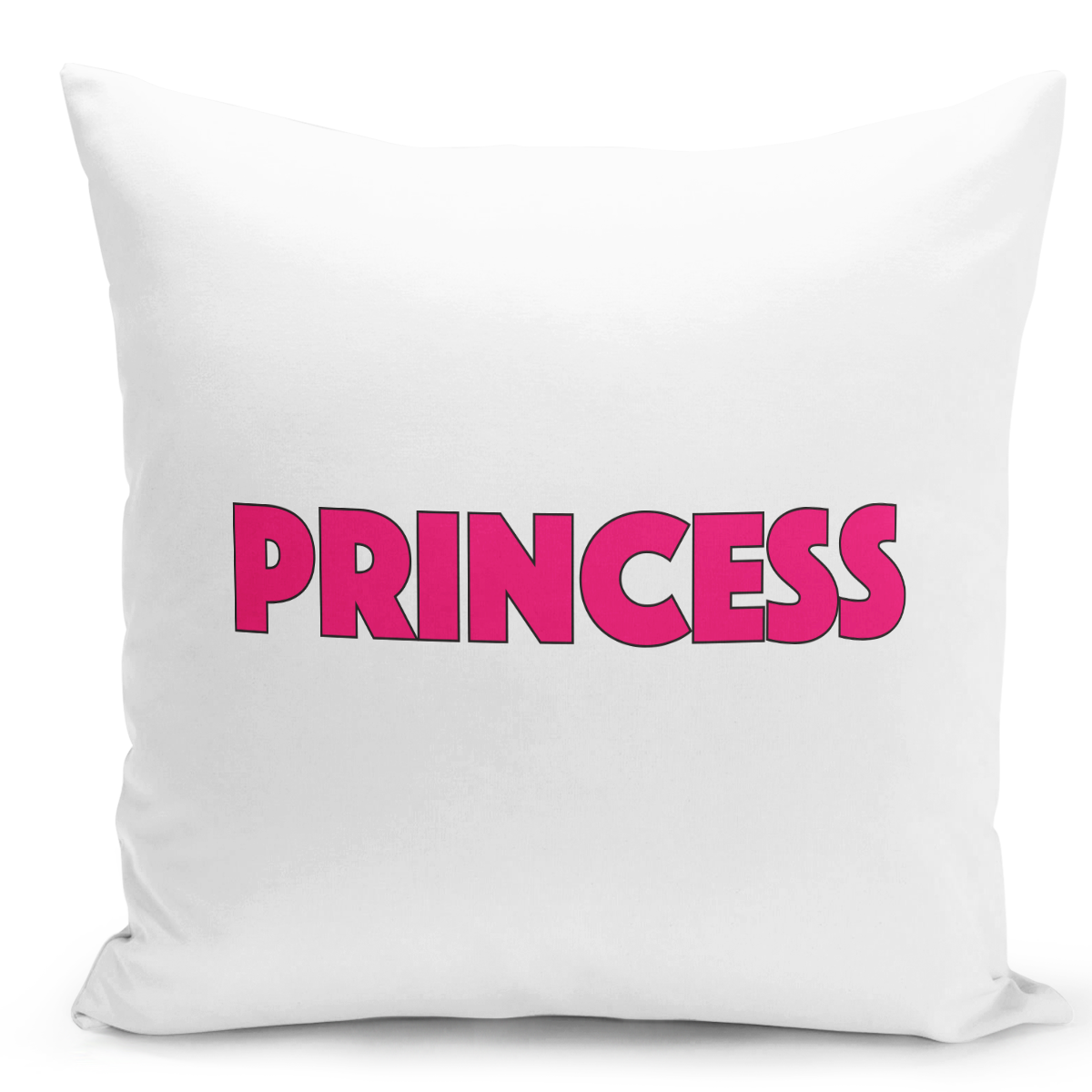 Throw Pillow Pricess Cute Pillow For Girls Room White Home Decor Pillow