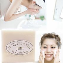 Thailand JAM Rice Milk Soap Original Handmade Gluta Collagen For Face and Body  image 8