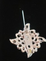 Stock Pin or Brooch 4 Point Star Crystals Horse Show Pin Back NEW image 2