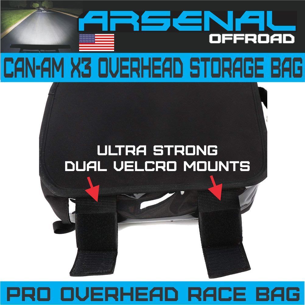 Can Am Maverick X3 Overhead Pro Series Storage Bag Accessories