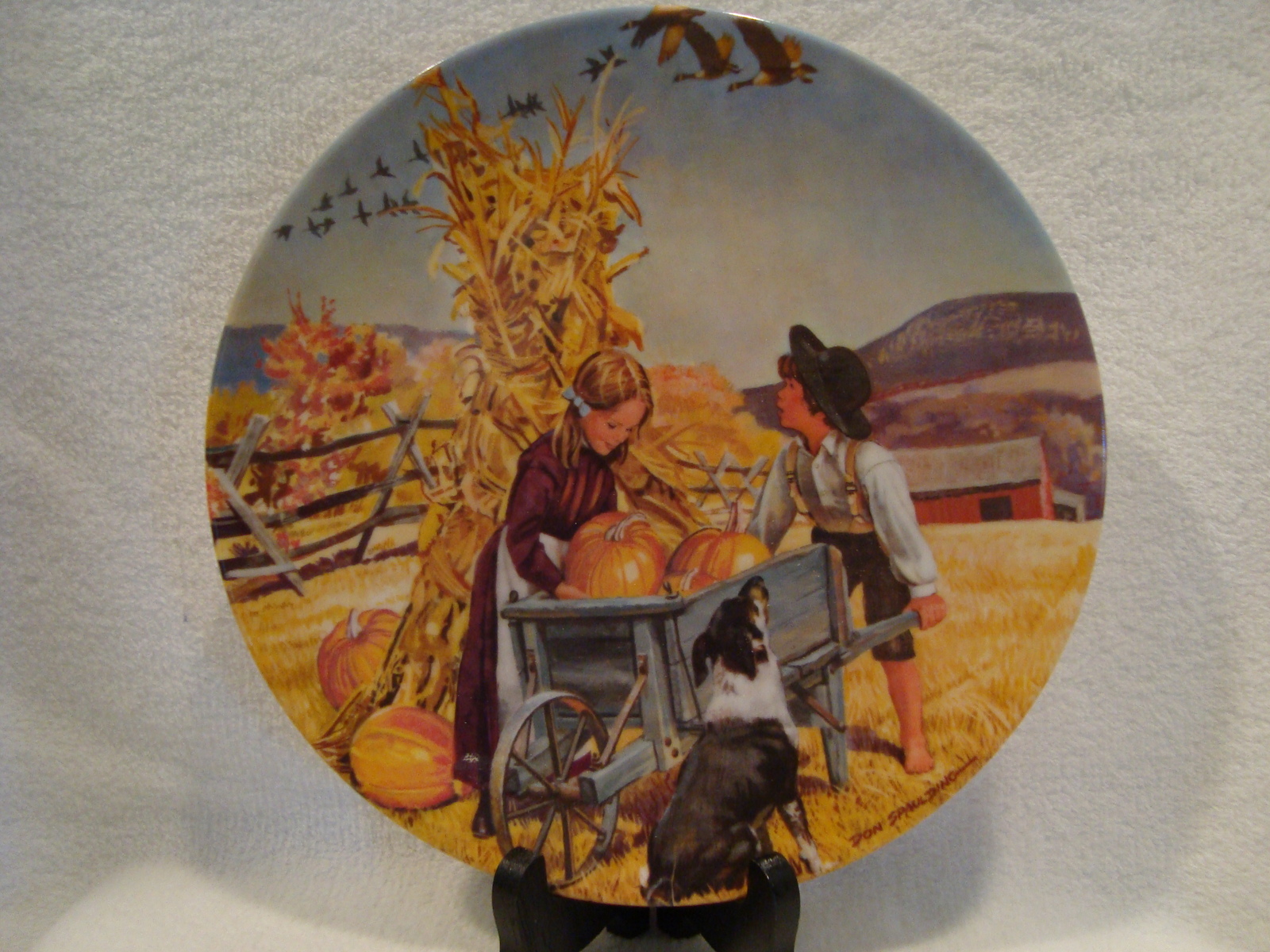 Primary image for Knowles China Americana Holidays Collection " Thanksgiving" Collector Plate.