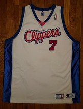 Authentic Champion Los Angeles Clippers Lamar Odom Home White Jersey 56 - $309.99