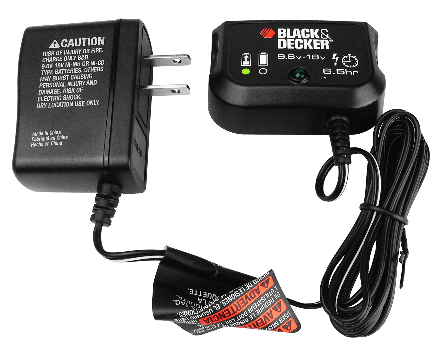 Black and Decker 9059236001 Battery Charger 9.6v18v 510118101