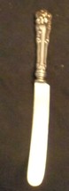 Hallmarked Antique Eagle William Rogers Dinner Knife - OLD KNIFE -FLORAL... - $9.89