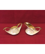 Vintage Pearl China Co creamer and sugar set opal lusterware with 22k gold - $14.00