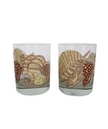 Pair of Vintage Tastesetter Whiskey Glass Sea Shell Drinking Highball Gl... - $19.99