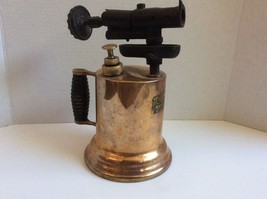 VTG LAKESIDE GUARANTEED BRASS COPPER BLOW TORCH LIGHT WORKSHOP CRAFTS - $64.35