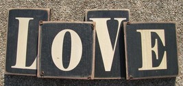  60653LB Chunky Love Block Wood Sign  - $13.95