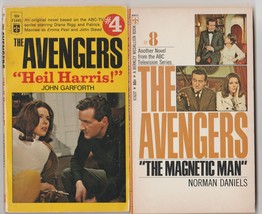 The Avengers tv tie-ins Heil Harris &amp; Magnetic Man 1960s 1sts - $12.00