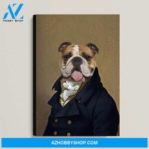 Custom Pet Portrait, The Captain Canvas Prints - $49.99