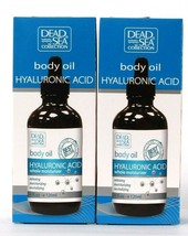 2 Count Dead Sea Collection 4 Oz Hyaluronic Acid Whole Moisturizer Body Oil