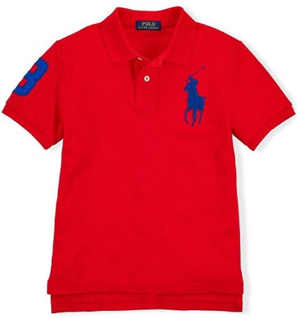Ralph Lauren Baby Boys' Big Pony Short Sleeve Cotton Mesh Polo Shirt 9M ...