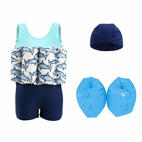 Wowelife Baby Float Suit with Arm Bands Toddler Floating Swimsuit with