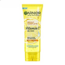 Garnier Facewash Gel, Gentle Cleanser, Bright Complete Vitamin C, 100g - $12.90