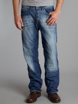 G Star RAW YIELD Loose Jeans in Medium Aged Stuck Denim, Size W33/L32 $190 - $99.95