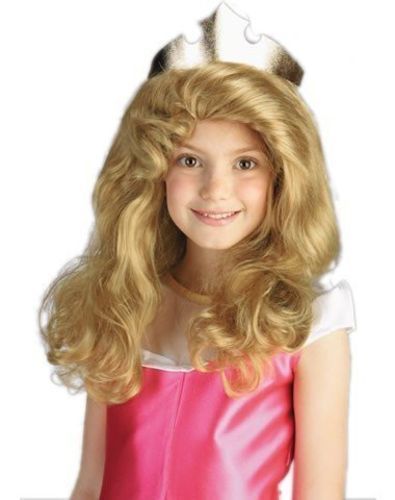 child long blonde wig