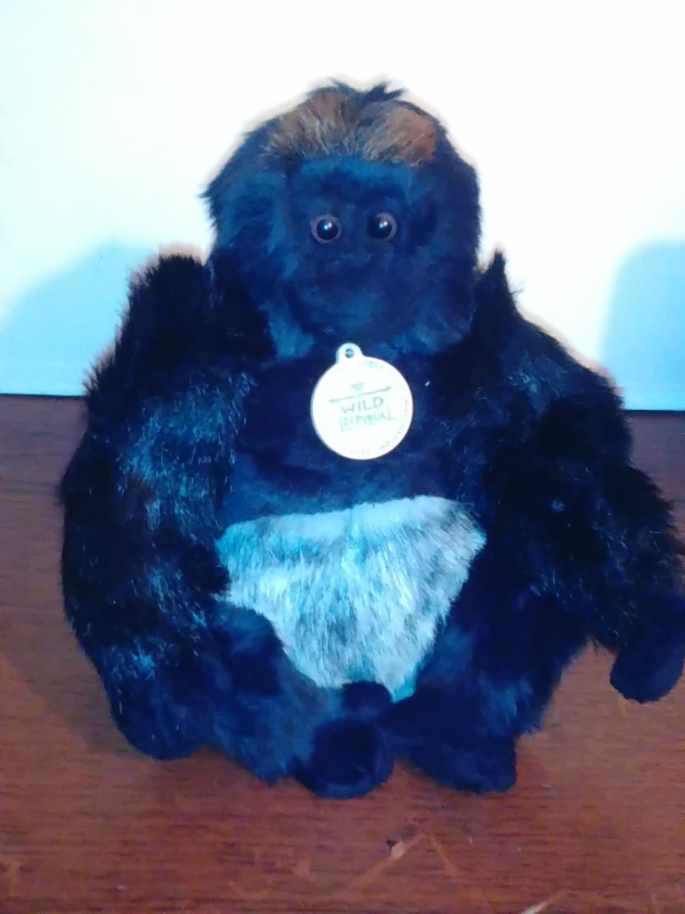 stuffed silverback gorilla