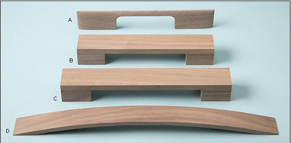 modern wood cabinet pulls