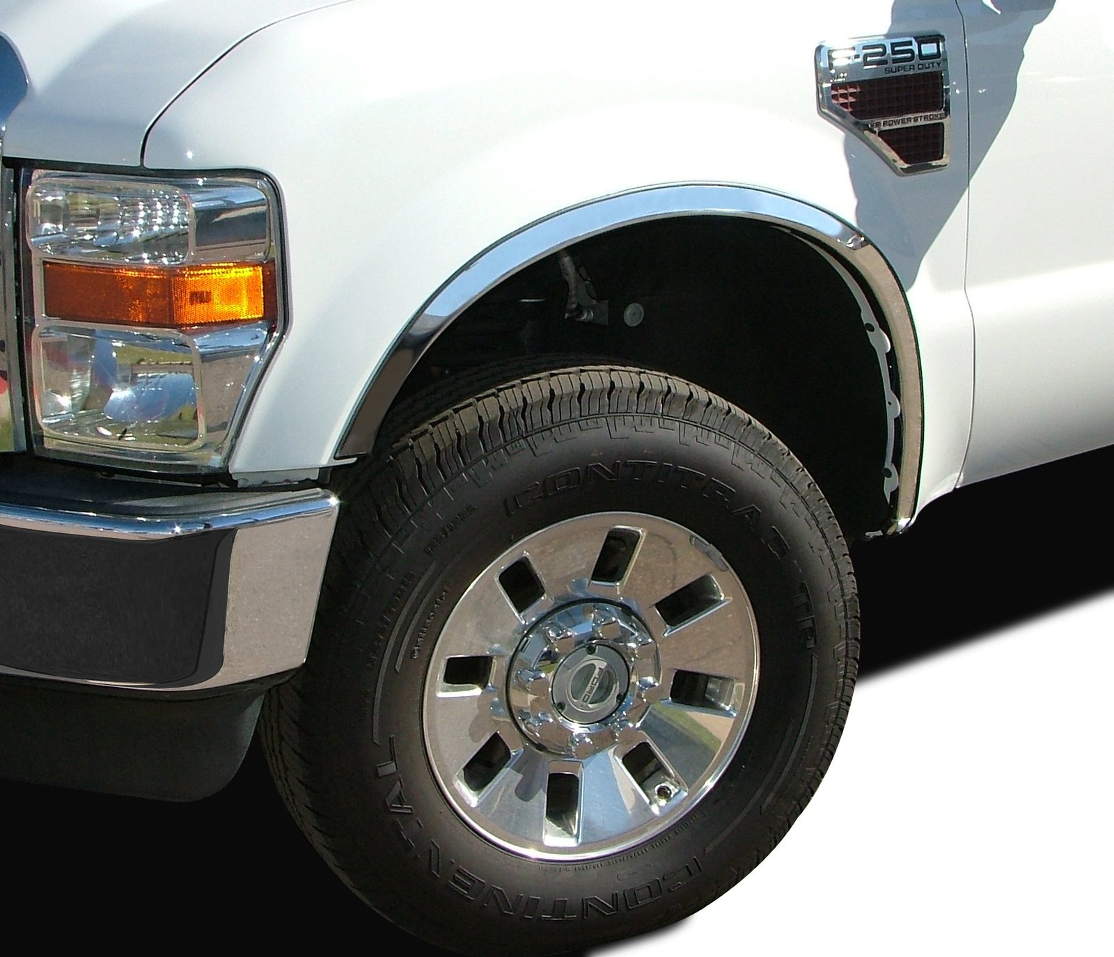 20072013 Toyota Tundra 4Dr 4Pc Chrome Stainless Steel Full Fit Fender
