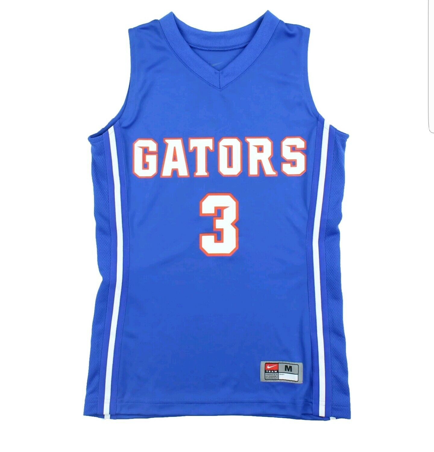 Nike Boys Medium Florida Gators Basketball Team Jersey Blue Orange