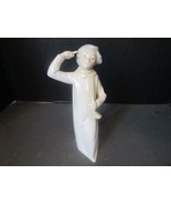 VTG REX VALENCIA FIGURINE MADE IN SPAIN 9.25&quot; #125 YOUNG GIRL WITH SCARF... - $9.85