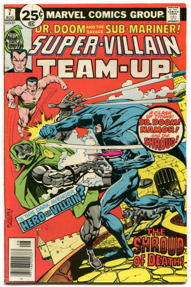 Super Villain Team-Up 7 VFNM 9.0 Marvel 1976 Dr Doom Submariner ...