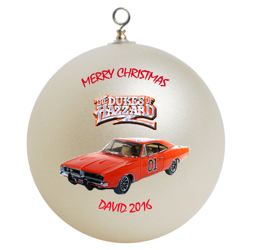 Dukes Of Hazzard Christmas Ornament 